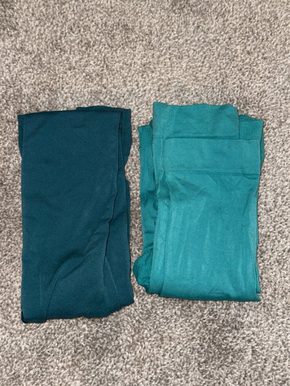 Snag Tights  Bundle #4  Footed & Footless Tights Teal/Dark Teal Size C